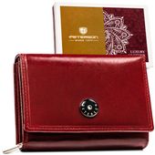 portfel damski skórzany ptn 74892-tvt-6530 red