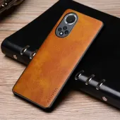 Etui AIORIA Vintage LEATHER do Huawei Honor 50 pomarańczowy