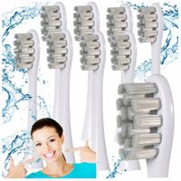 8x Końcówki do Oclean BIAŁE xPRO ELITE Flow W10 Z1 F1 ONE AIR 2 Xiaomi