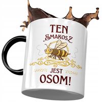 Kubek Czarny Dla Smakosza Ten Smakosz Jest Osom Z Nadrukiem Ze Zdjęciem