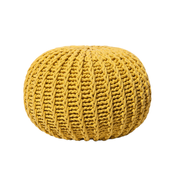 Puf 50 x 35 cm żółty CONRAD II