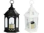 lampa solarna dekoracja LED LATARENKA lampion z świeczką latarnia P-640