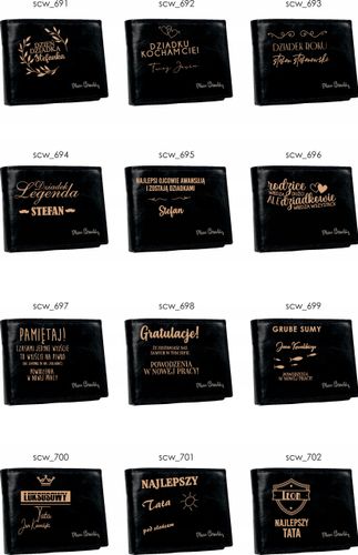 Portfel skórzany Pierre Cardin z własnym grawerem dla męża na Arena.pl