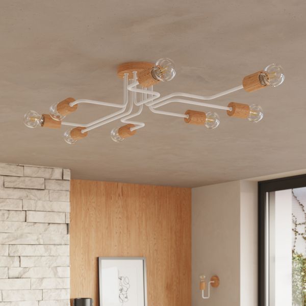 Żyrandol TIMBO 8 biały zdjęcie 12