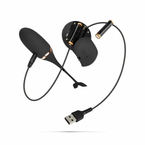 teazers vibrating egg black - model z pilotem, 10 trybow, usb na Arena.pl