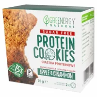 Ciastka Proteinowe Sugar Free Apple&amp;cinnamon Greenergy, 70g