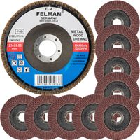 10 sztuk TARCZA LISTKOWA LAMELKA SZLIF 125mm gr 40