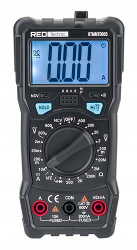 Miernik CYFROWY Elektryczny PROFESJONALNY Multimetr Prądu LCD 600V AC/DC na Arena.pl