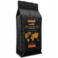 Kawa ziarnista 1kg BRAZYLIA Santos Świeżo Palona 100% ARABICA Tommy