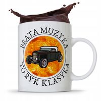Kubek Prezent Dla Brata Barat Muzyka Ryk Silnika Z Nadrukiem Ze Zdjęciem