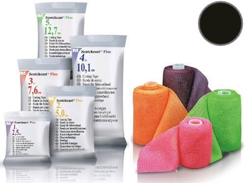 3M Scotchcast - lekki gips 5cm x 3,6m - czarny zdjęcie 1
