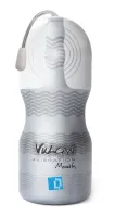 vulcan oral stroker - elastyczna maszyna intymna z wibracjami, 15 cm