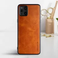 Etui AIORIA Vintage LEATHER do Oppo Find X3 / Find X3 Pro pomarańczowy