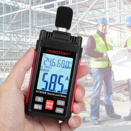 DECYBELOMIERZ Z FILTREM A/C 30-130DB 125MS LCD zdjęcie 6