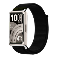 Pasek do Huawei Band 11 / Band 11 Pro nylonowy opaska czarny na smartwatch