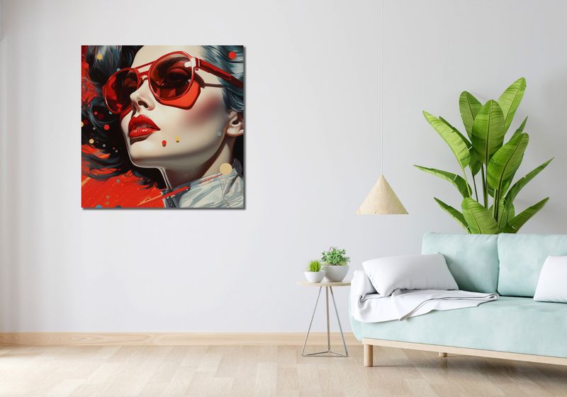 Obraz 90x90cm Wizja Przyszłości zdjęcie 2