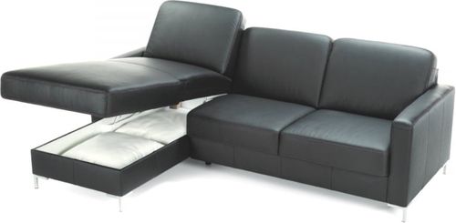 Narożnik Rozkładany Rogówka do Salonu Skóra Basic na Arena.pl