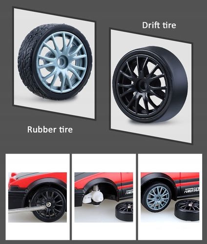 Samochód zdalnie sterowany do DRIFTu auto RC na pilota LED pachołki na Arena.pl