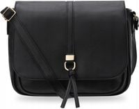 Piękna Torebka Damska Na Ramię Listonoszka A5 Skóra Pasek Miejska Torba