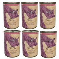 6x wieprzowina z kurczakiem cukinią 410g karma dla psa różnorodność diety