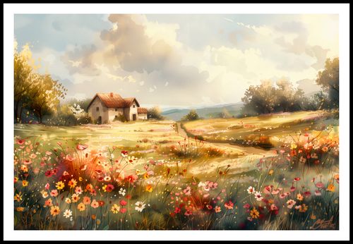 Plakat 91,5x61cm Sielski Domek na Arena.pl