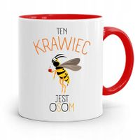 Kubek Czerwony Krawca Krawcowej Jest Osom Prezent Z Nadrukiem Ze Zdjęciem