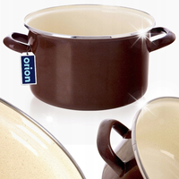 Garnek emaliowany indukcja na indukcję gaz BROWN 20 cm 3L ORION 113332