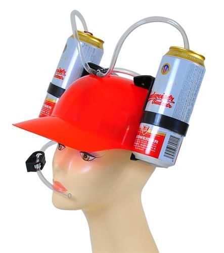 Kask piwny czerwony na Arena.pl