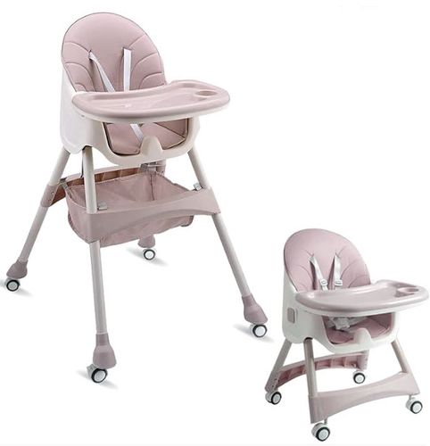 Krzesełko do karmienia tapicerowane dla dzieci róż na Arena.pl