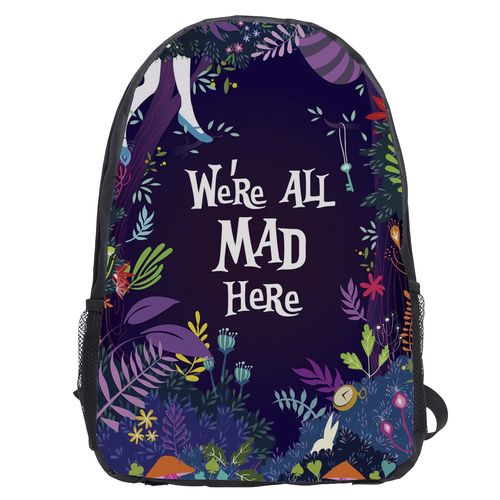 PLECAK  FRONT WE'RE ALL MAD HERE na Arena.pl