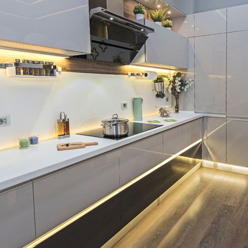 Taśma LED COB 12V 5M rolki NEON pasek linia neutralna 9,8W/m mocna AKS na Arena.pl