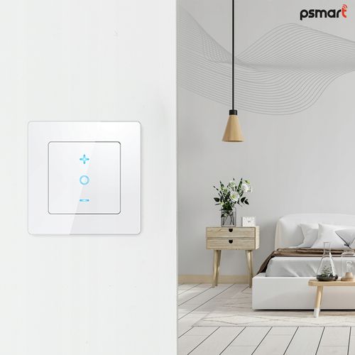 Ściemniacz Dotykowy 1 Obwodowy WiFi TUYA PSMART RM Biały Szkło na Arena.pl