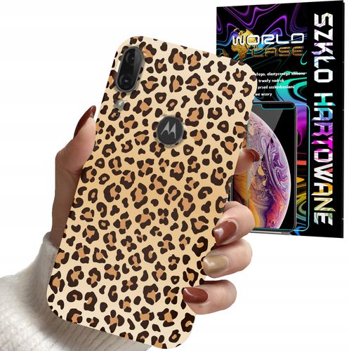 ETUI DO MOTOROLA E6 PLUS - PANTERKA WZORKI MODNE WZORY DLAKOBIET + SZKŁO na Arena.pl