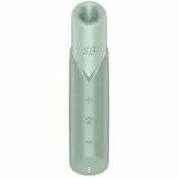 satisfyer naughty kiss wave air wave, kompaktowy model akwamaryn usb-c