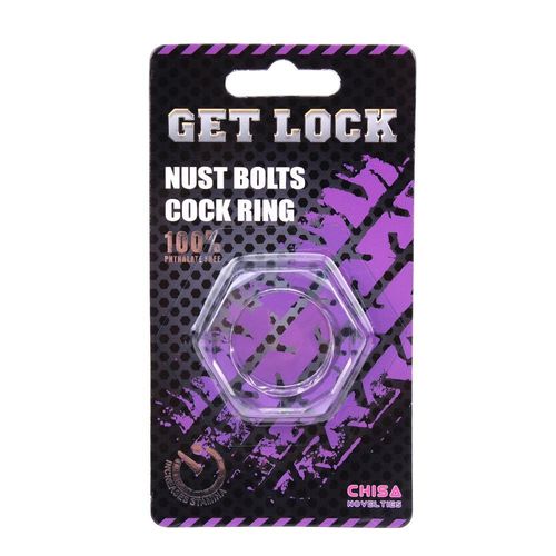 Nust Bolts Cock Ring-Clear na Arena.pl