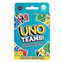 MATTEL UNO TEAMS GRA KARCIANA KARCIANKA DRUŻYNOWA WERSJA ZESPOŁOWA 7+