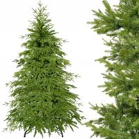 CHOINKA SZTUCZNA PE ŚWIERK NATURALNY PREMIUM 150 cm GĘSTA JAK ŻYWA PIĘKNA