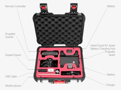 PGY PROFESJONALNA WALIZKA CASE DJI SPARK + GRATIS! na Arena.pl