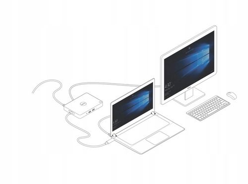 Uniwersalna Stacja Dokująca USB-C Dell Business Dock HDMI mDP 4K LAN 5xUSB na Arena.pl