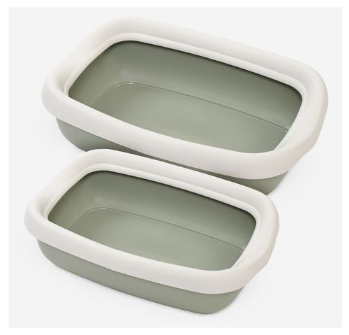 Duża kuweta otwarta dla kota na żwirek toaleta GREEN BETA MAXI | MP0028 na Arena.pl