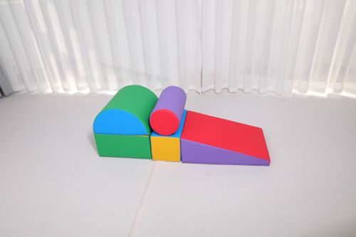 tor przeszkód dla dzieci Soft - kolorowy na Arena.pl