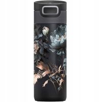 Kambukka kubek termiczny termos podróżny na kawe Etna 500 dark flowers