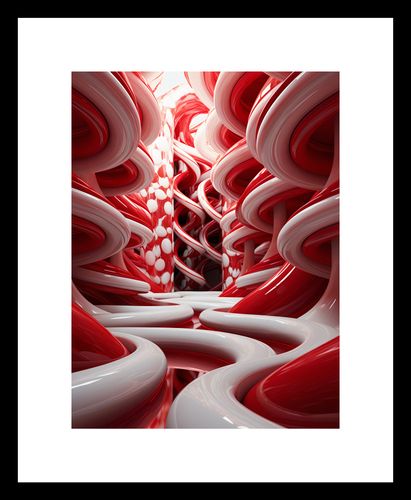 Plakat 15x20cm Czerwone Wiry na Arena.pl