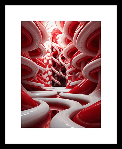 Plakat 15x20cm Czerwone Wiry zdjęcie 3