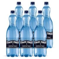 Woda źródlana Żywiec Zdrój Mocny Gaz zgrzewka 6x1,5L