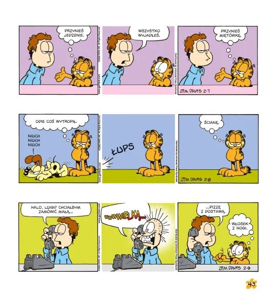 Garfield. Tłusty koci trójpak. Tom 16 zdjęcie 2