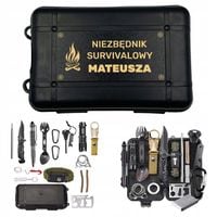 ZESTAW NIEZBĘDNIK SURVIVALOWY ZESTAW PRZETRWANIA prezent dla faceta taty