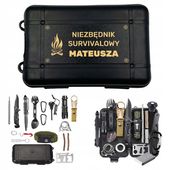 ZESTAW NIEZBĘDNIK SURVIVALOWY ZESTAW PRZETRWANIA prezent dla faceta