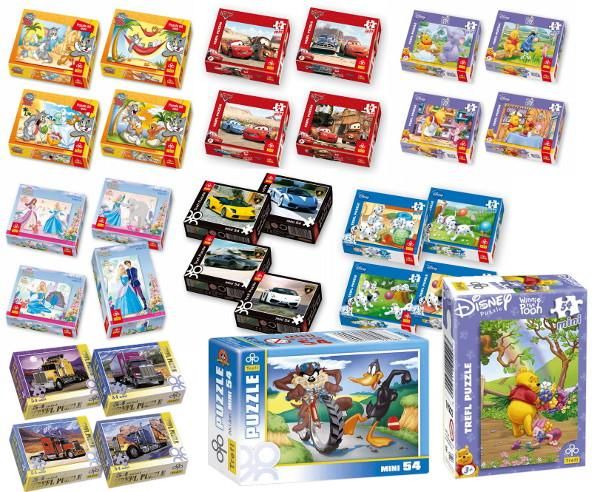 PUZZLE MINI *54* ZABAWKA DLA DZIECI zdjęcie 1