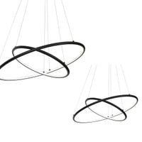 LAMPA WISZĄCA ORION BLACK 53W LED